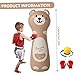 Inflatable Punching Bag for Kids, Cute Cartoon Bear Toddler Punching Bag with 1 Pair Boxing Gloves and Air Pump, Stress Relief Boxing Toy, 47.2 Inch Sporting_Goods...