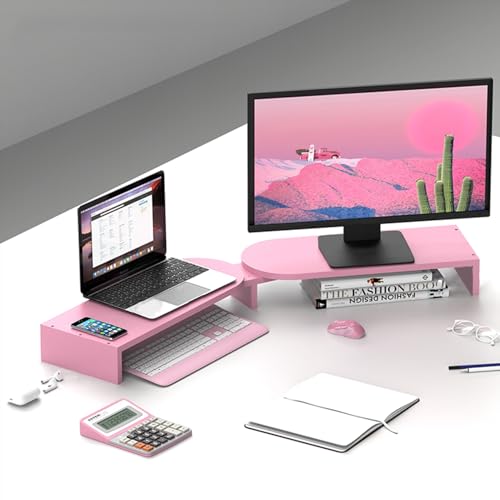 Support de moniteur pour soulager le cou avec angle réglable double écran