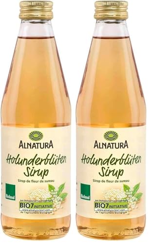 Alnatura Bio Holunderblütensirup, 330 ml (Packung mit 2)
