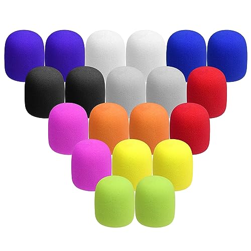 20Pcs Microphone Foam Covers for Handheld Microphones