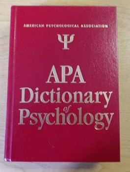 Hardcover The APA Dictionary of Psychology Book