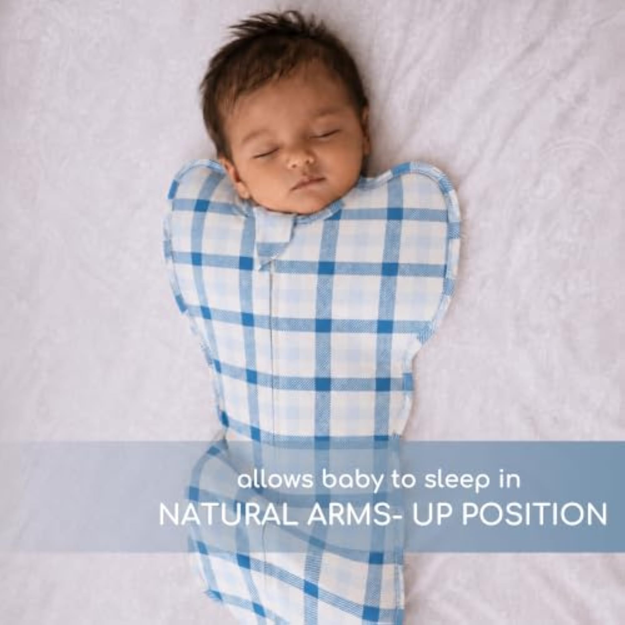 Bamboo Cotton Knit Gingham Printed Sleep Sack for Baby