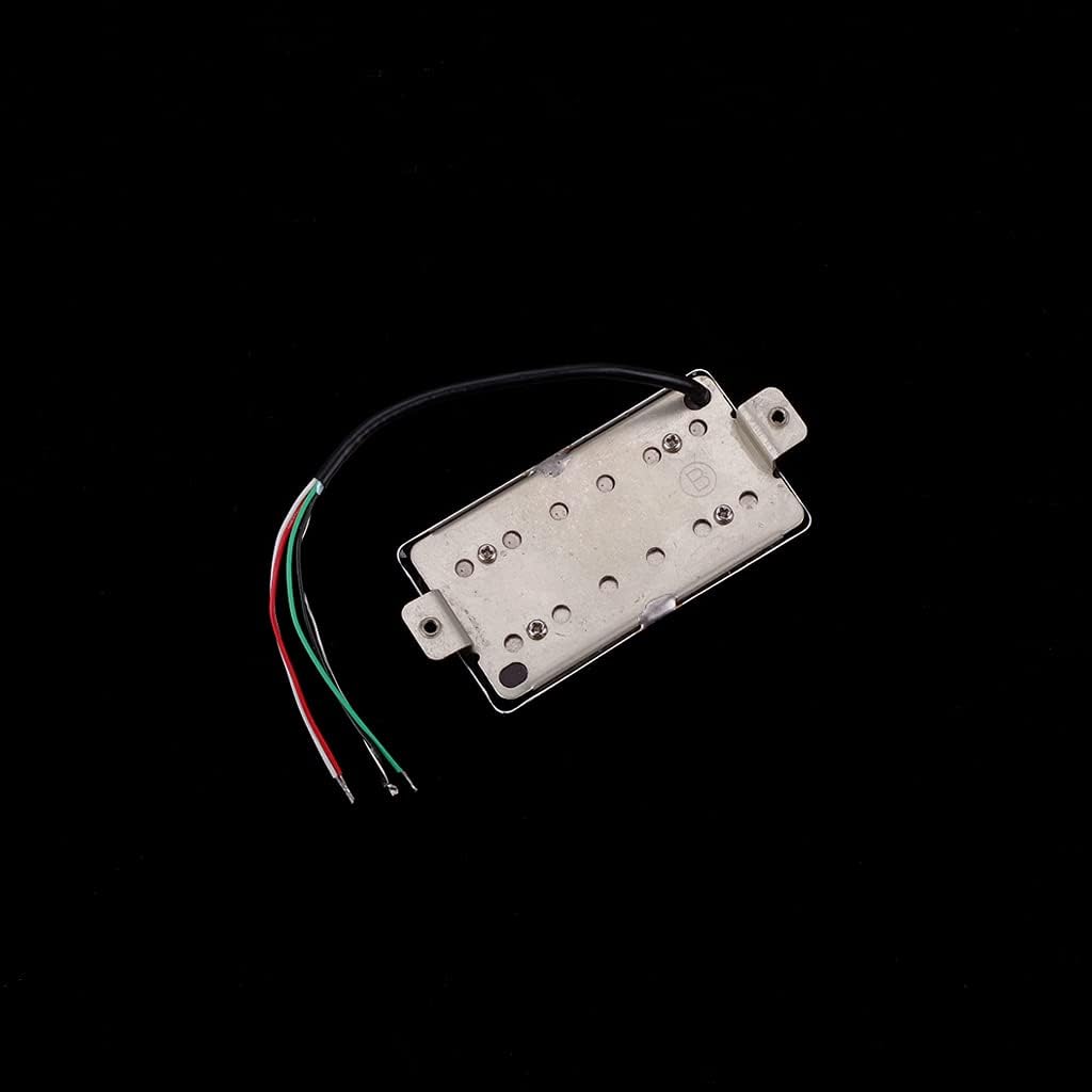 Alnicov Humbucker Pickup,PAF Style Humbucker Bridge Pickup Compatible with Les Paul Style Electric Guitar,Chrome