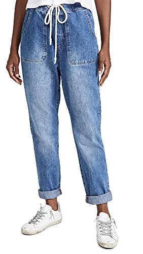 One Teaspoon Women s Resort Blue High Waist Jeans, Resort Blue, S
