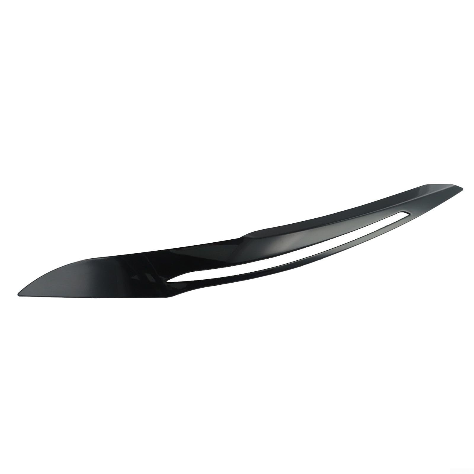 Sopracciglia per fari anteriori BMW Serie 1 F20/F21, finiture in ABS per modelli pre LCI 2011 2014 (nero)