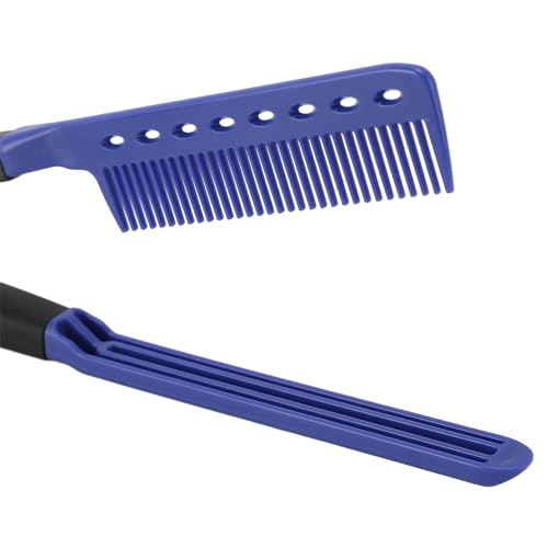 Plancha para el cabello en forma de V con tecnología antiestática de calentamiento rápido, herramienta de estilo profesional para alisar sin frizz en casa miniatura 4