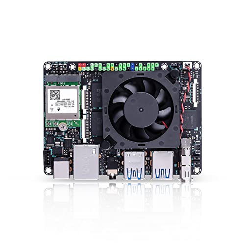 Tinker Edge R RK3399Pro Single Board Computer with Edge TPU AI Accelerator and Dual Camera Interface Onboard 2GB RAM 1GB NPU RAM 16GB eMMC Storage for Edge Computing Support Tensorflow Lite/Caffe