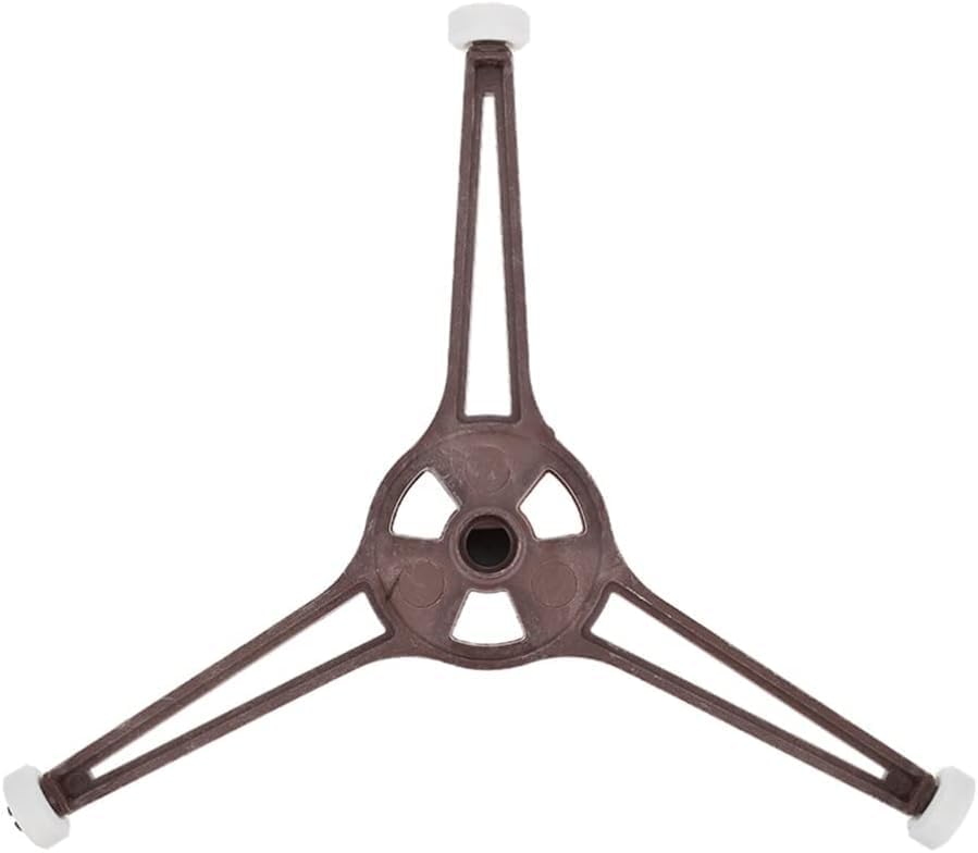 Microwave Oven Turntable Ring, Triple Arm Rotating Ring Roller, Holder Glass Plate Tray Support, Replacement Accessories