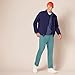 Amazon Essentials Men's Slim-Fit Casual Stretch Chino Pant, Dark Green, 32W x 32L