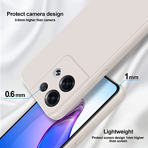 GiiYoon Case Compatible with OPPO Reno 8 Pro, Silky-Soft Touch Full-Body Protective Phone Silicone Case - Image 3