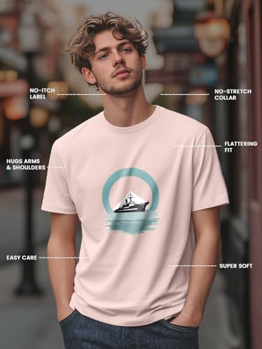Image of Nobero Men's Regular Graphic Printed T-Shirt for Men | Soft Cotton | Classic Fit | Printed Casual Tshirt for Men