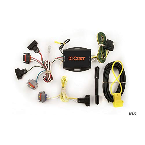 CURT 55532 Vehicle-Side Custom 4-Pin Trailer Wiring Harness for Select Chrysler PT Cruiser