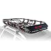 Tyger Auto TG-RK1B906B X-Large/68" x 41" x 8" Super Duty Roof Cargo Basket/Luggage Carrier Rack (with Removable Extension Kit Wind Fairing)