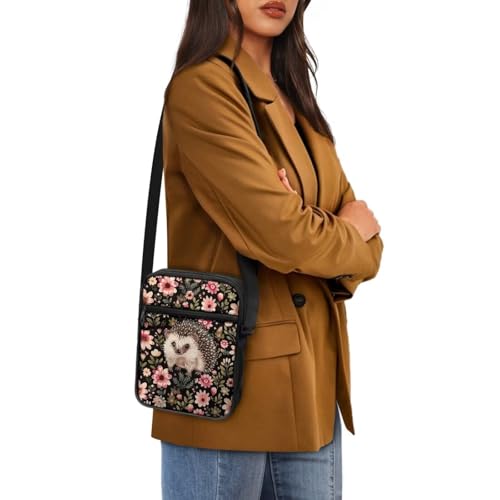 Small Messenger Bag Small Crossbody Bags for Women Men Sling Bag with Adjustable Strap and Pockets4