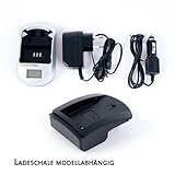 Netzladegerät 110 - 220 Volt plus KFZ Ladekabel 12 - 24 V mit bis zu 7,7 Volt Ladespannung die von einer intelligenten Ladeelektronik passend geregelt wird - Akkus werden schnell und schonend geladen. Wichtig für aktuelle und hochwertige Akku Generationen.
