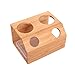 GRÄWE Lot de 2 Porte-Bouteilles en Bambou avec Plateau d'égouttoir et Support de Couvercle