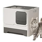 猫用トイレ - 大型のトイレトレー、子猫用トイレ容器 | 引き出し式トップエントリートイレボックス、引 き出しパンとスコップ付き子猫用トイレボックス、子猫用トイレボックス