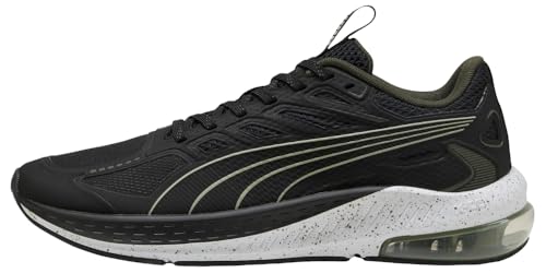 PUMA X-Cell Lightspeed Sapatilhas de corrida de estrada para homem, Puma Black Dark Olive Lux Army, 42 UE