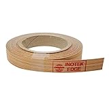 INOTEK EDGE Genuine Wood Edge Banding - Iron On Wood Veneer with Hot Melt Adhesive - Cherry Veneer Edge Tape for Cabinets, Furniture, Shelves - Made in Canada (Cherry, 3/4'' x 25")