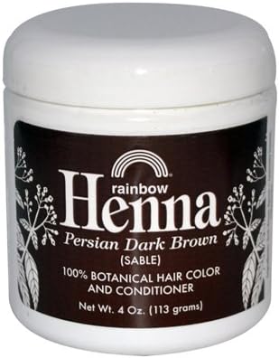 Wholesale Rainbow Research Henna Hair Color and Conditioner Persian Dark Brown Sable - 4 oz, [Health & Beauty, Hair Coloring]