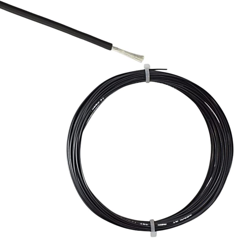 Image of Texton Aluminium Wires 1.5mm for Domestic and Industrial Electric Connections up to 1500 watts 10 Meter (Black)
