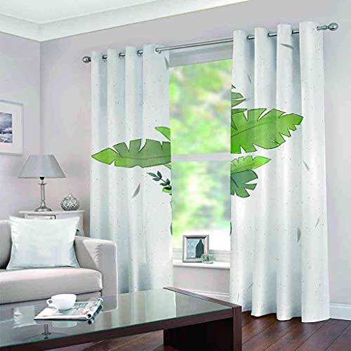 Rideaux occultants 100% polyester 3D de qualité supérieure 200x214 - 4
