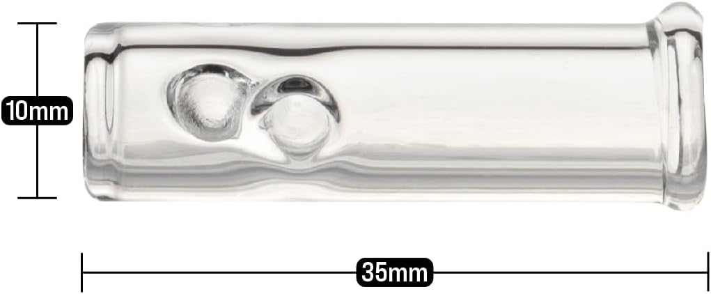 BIO Glass 'The Edge' 2 Pokes Glass Tips, 10mm - 75 Count