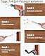 Musbeat Gitarrenhalter für Die Wand, Gitarren Wandhalterung, Wandhalterung Gitarre für Akustikgitarre, E-Gitarren, E-Bass, Schwarze Walnuss Holz Gitarrenhalterung Wand, Gitarre Wandhalterung, 2 Stück