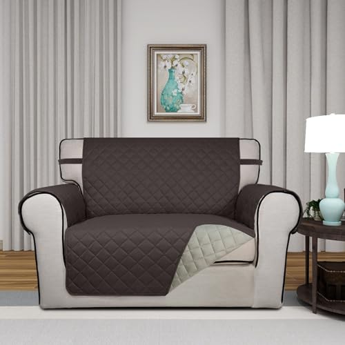 image for PureFit Reversible Quilted Sofa Cover, Water Resistant Slipcover Furni