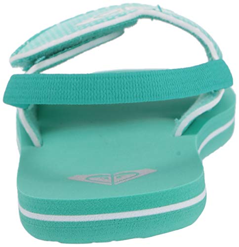 Image of Roxy Girl's TW Finn Sling Back Flip Flop Sandal Sandal, NAVY DREAM, 7 M M US Toddler