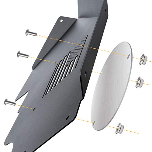 Opall Fit Jeep Wrangler Front Inner Fender Liners For 2007-2018 2 Door & 4 Door Jeep Wrangler Jk Jku 4Wd Us Flag Logo Lightweight Aluminum Design Black #TOP3