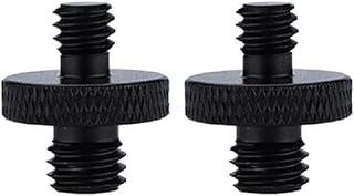 1/4 Male to M8 Threaded Camera Screw Adapter Convertor,Camera Tripod Screw Convert Adapter Converter Mount for Camera Cage Rig/Tripod/Monopod/Ball Head/Light Stand/Shoulder Rig Tripod Screw Adapter