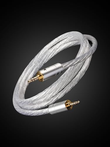 Cable auxiliar de audio 3.5mm macho a macho 1m miniatura 3