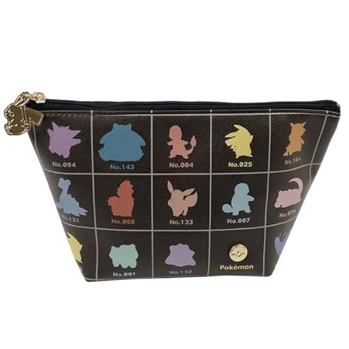マリモクラフト ポケモン シルエットシリーズ 舟形ポーチ カラフル 約W200ｘＨ120ｘＤ85mm PKM-1004