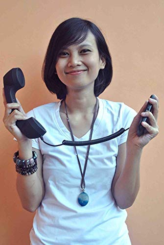 Image of GION Radiation Free Telephone Style Phone Coco Phone 3.5mm Wired Retro Handset Receiver Phone (1Pcs) (Multicolor)