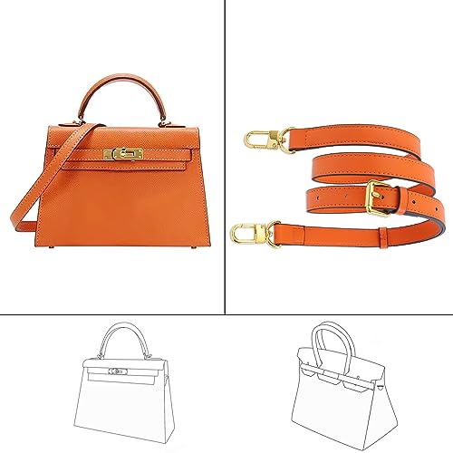 Image of Leather Purse Strap Replacement Crossbody Handbag Long Adjustable