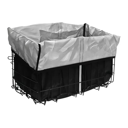 Forro para cesta de bicicleta, inserto reflectante impermeable de protección para ciclismo, cubierta de lluvia, para ciclismo, viajes, compras, actividades al aire libre