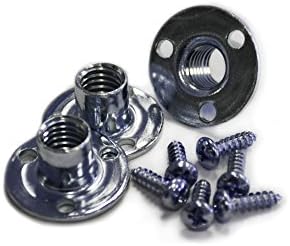 Escape Climbing 100 Pack Screw-in T-Nuts | Durable Steel Hardware for Rock Climbing Holds | Easy Installation with Screws Included image 5