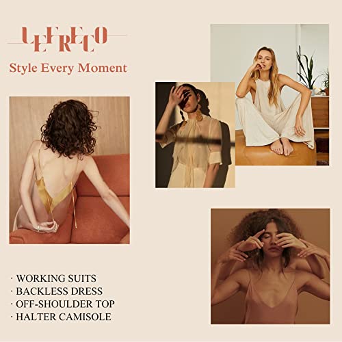 Lefreco Nipple Covers Breast Lift Silicone Pasties 2 Pairs, Reusable Adhesive Strapless Sticky Bras Petals Push Up For Women(M) Creme #TOP6