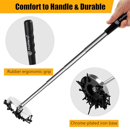 Mulwark Magnetic Sweeper Telescoping Pick-Up Tool, 35Lb Magnetic Stick, 1Lb Magnetic Telescoping Pen, Magnetic Tray. Ideal For Picking Up Nails, Screws, And Metal Debris thumb #2