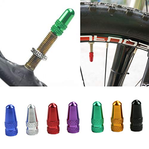 5 Unidades Tapa de Neumático Aluminio para Bicicleta miniatura 6