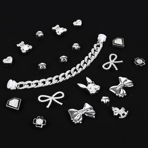 Sanglow Bling Charms for Bogg Bag - Stylish Silver Decorative Accessories for Beach Totes with Snap-On Design - Image 7