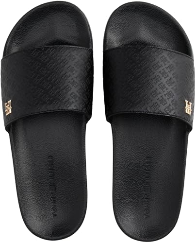 Tommy Hilfiger Claquettes Femme Monogram Élégantes - vue 4