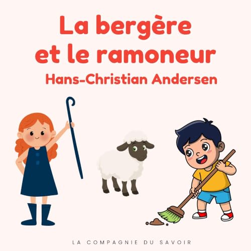 Diseño de la portada del título La berg&egrave;re et le ramoneur