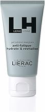 Lierac Homme Gel Idratante Energizzante e Rivitalizzante Viso e Contorno Occhi da Uomo, per Tutti i Tipi di Pelle, Formato da 50 ml