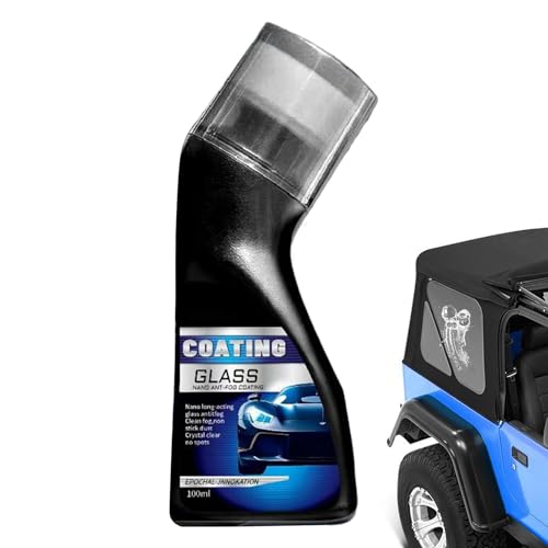 Protector de espejo de vidrio para automóvil - Antivaho para parabrisas de coche, antivaho para vidrio de automóvil |. Protección duradera Antiempañamiento para vidrio de automóvil de 100 ml para