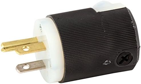 Hubbell Lighting 5266C Straight Plug, 15A