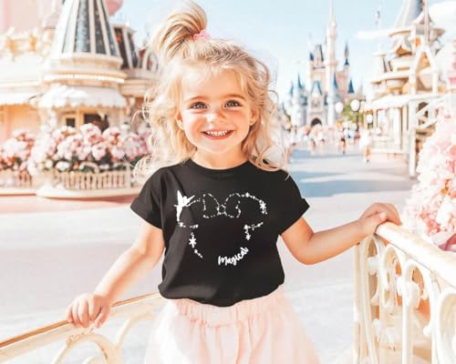 Image of Princess Magical Short Sleeve Tee Toddler Girls Holiday Vacation Kids Top