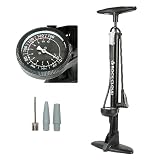 ROCK CLOUD Bike Floor Pump with Gauge 160 psi Bicycle Pump Presta and Schrader Valve for Tire Road B