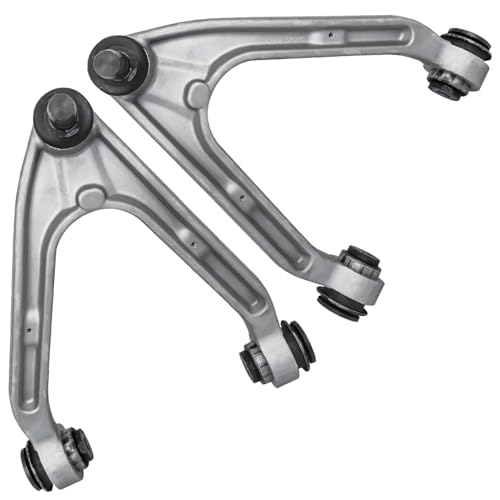 Image of Detroit Axle - 8pc Front End Kit for 2006 Hummer H3, 2 Upper Control Arms with Ball Joint Assembly 4 Outer Inner Tie Rod Ends 2 Sway Bar End Links Replacement